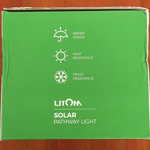 LITOM solar pathway light 4pcs adjustable height BNIB - Picture 8 of 11